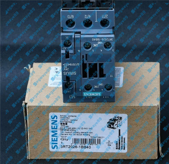 1PCS NEW Siemens 3RT2026-1BB40 Contactor 3-Pole 24V 25A 400V