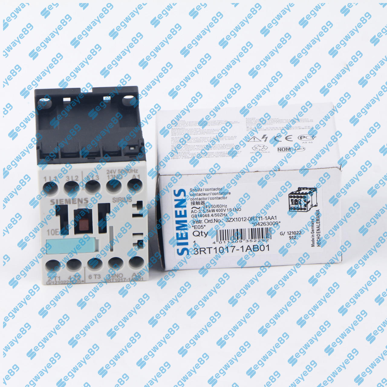1PCS NEW Siemens 3RT1017-1AB01 3RT10171AB01 Contactor AC24V