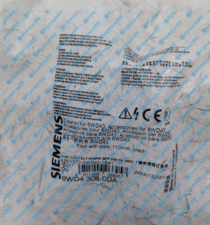 1PCS NEW Siemens 8WD4308-0DA 8WD4 308-0DA Plastic Base And Tube