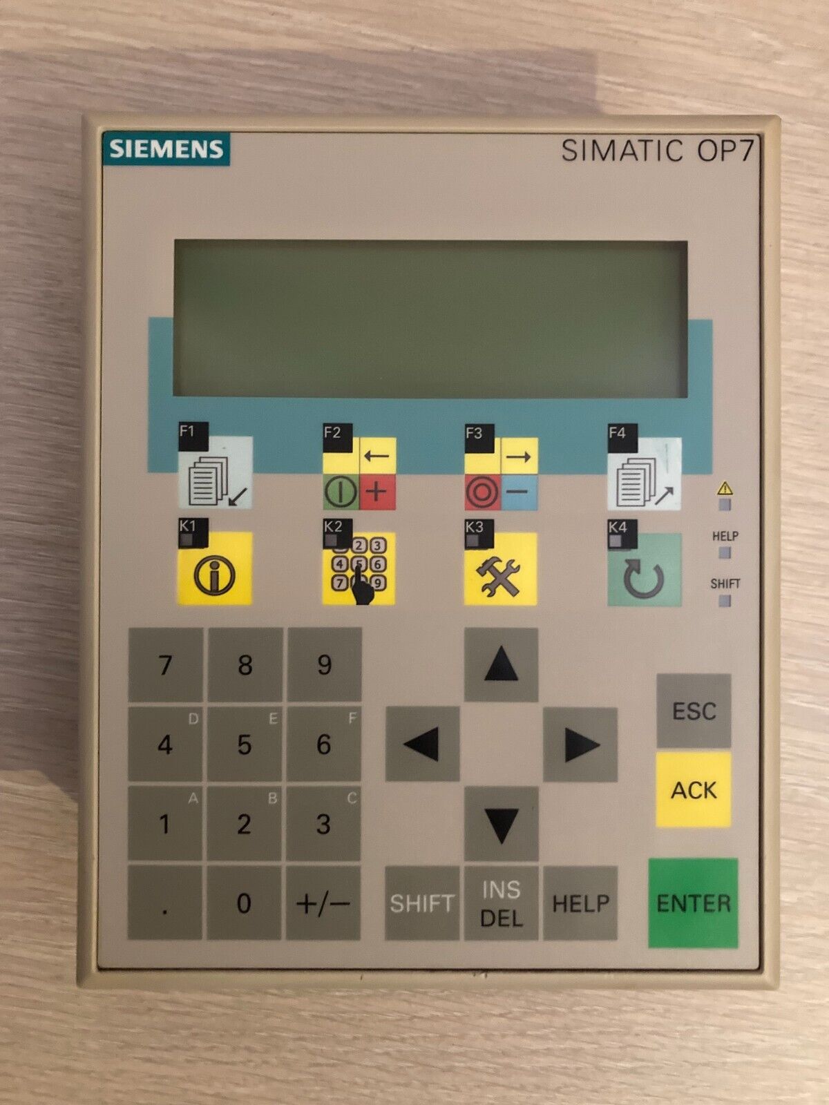 6AV3 607-1JC20-0AX1 Siemens Operator Panel OP7