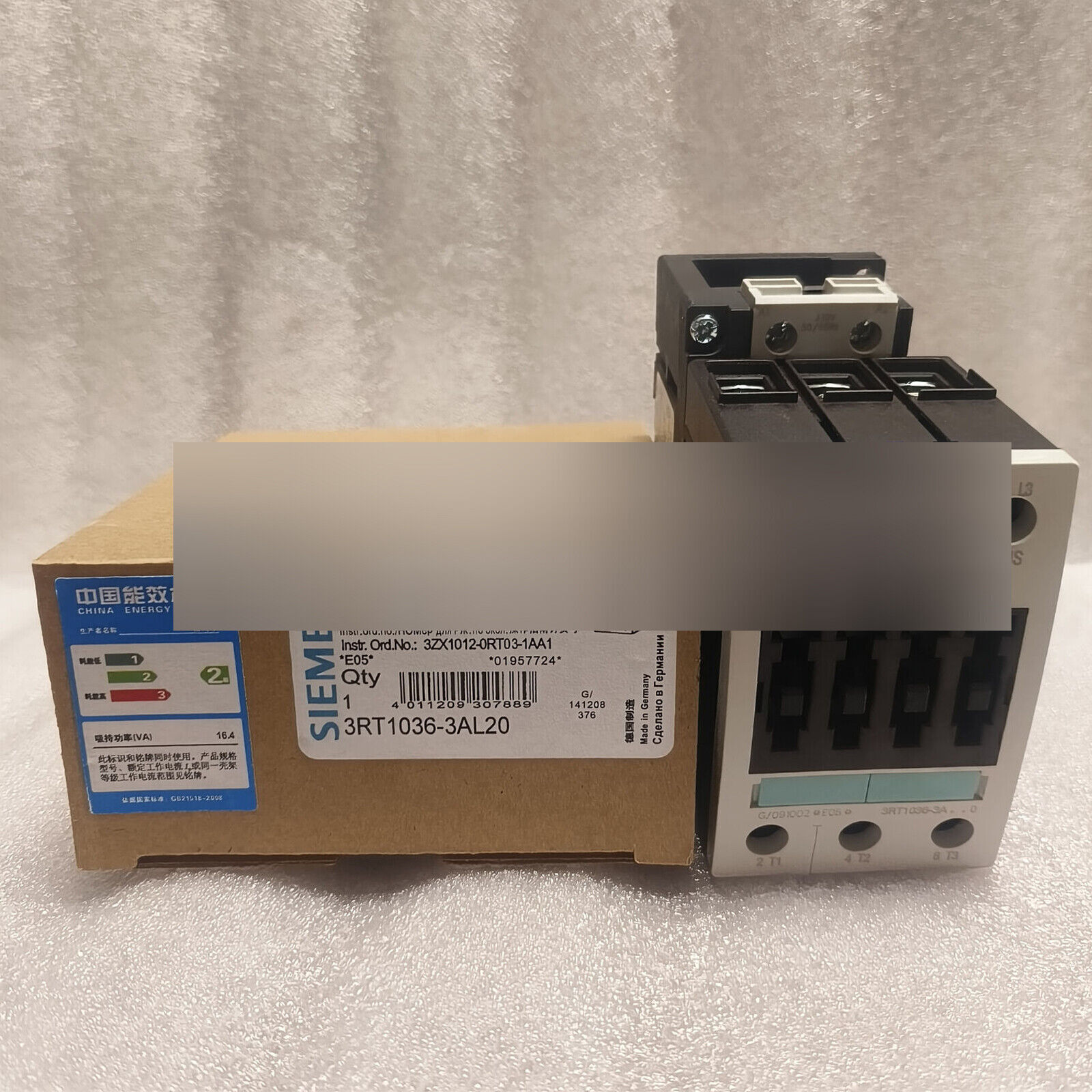 1PC New IN BOX Siemens 3RT1 036-3AL20  Contactor FREE SHIP#XR