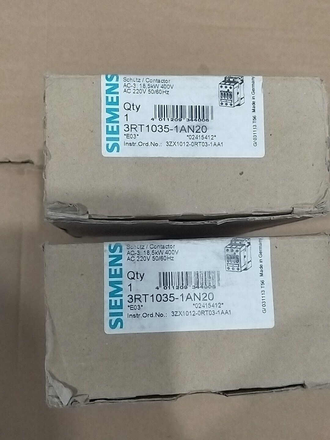 1PCS  Siemens  3RT1035-1AN20  AC220 NEW