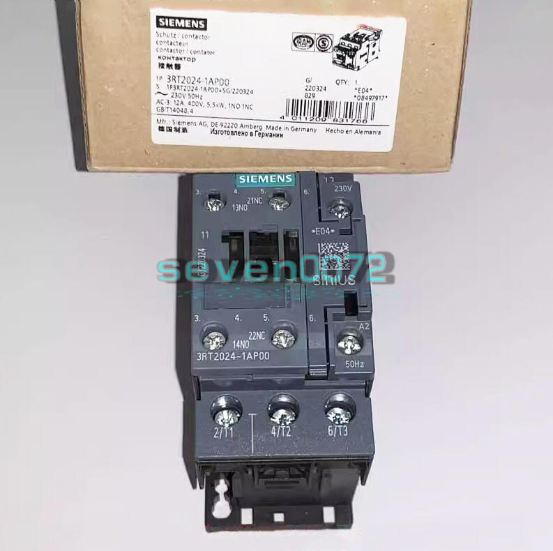 1PCS NEW Siemens 3RT2024-1AP00 Circuit Breaker 3RT2 024-1AP00
