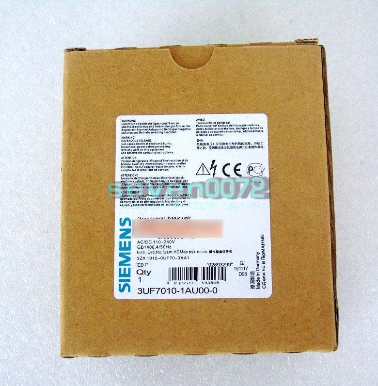 1PCS NEW Siemens 3UF7010-1AU00-0 Control module