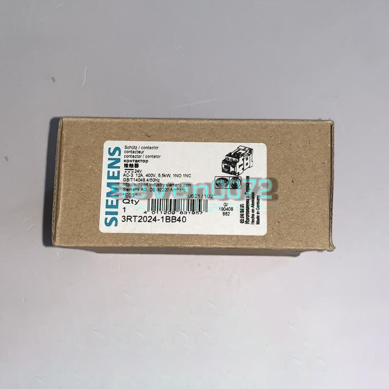 1PCS NEW In Box Siemens 3RT2024-1BB40 Contactor 3RT2 024-1BB40