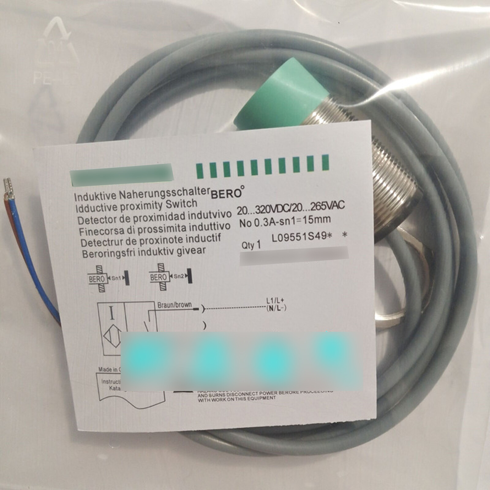 1PC NEW For SIEMENS Proximity Switch Sensor 3RG4024-0KB30 FREE SHIPPING#XR