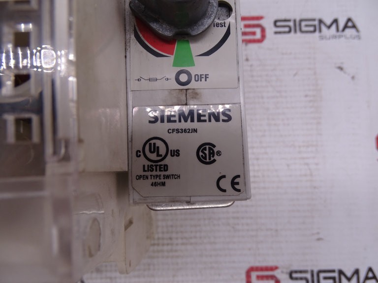 SIEMENS CFS362JN SWITCH