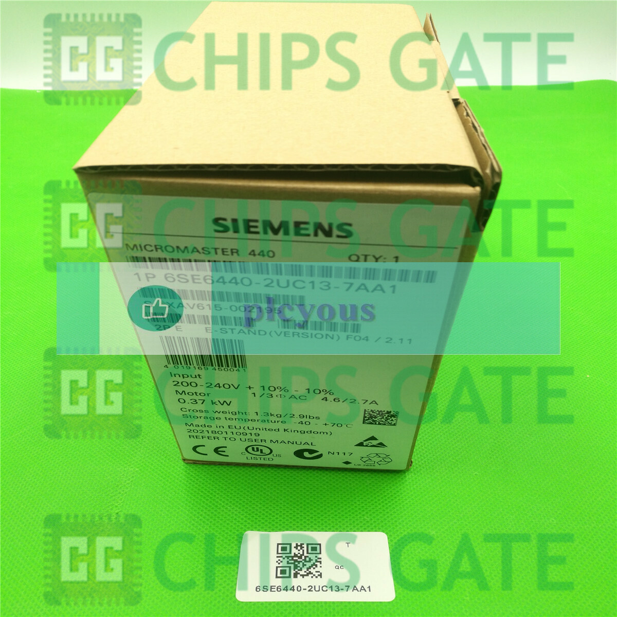 1PCS Brand NEW IN BOX Siemens 6SE6440-2UC13-7AA1 Fast ship with warranty