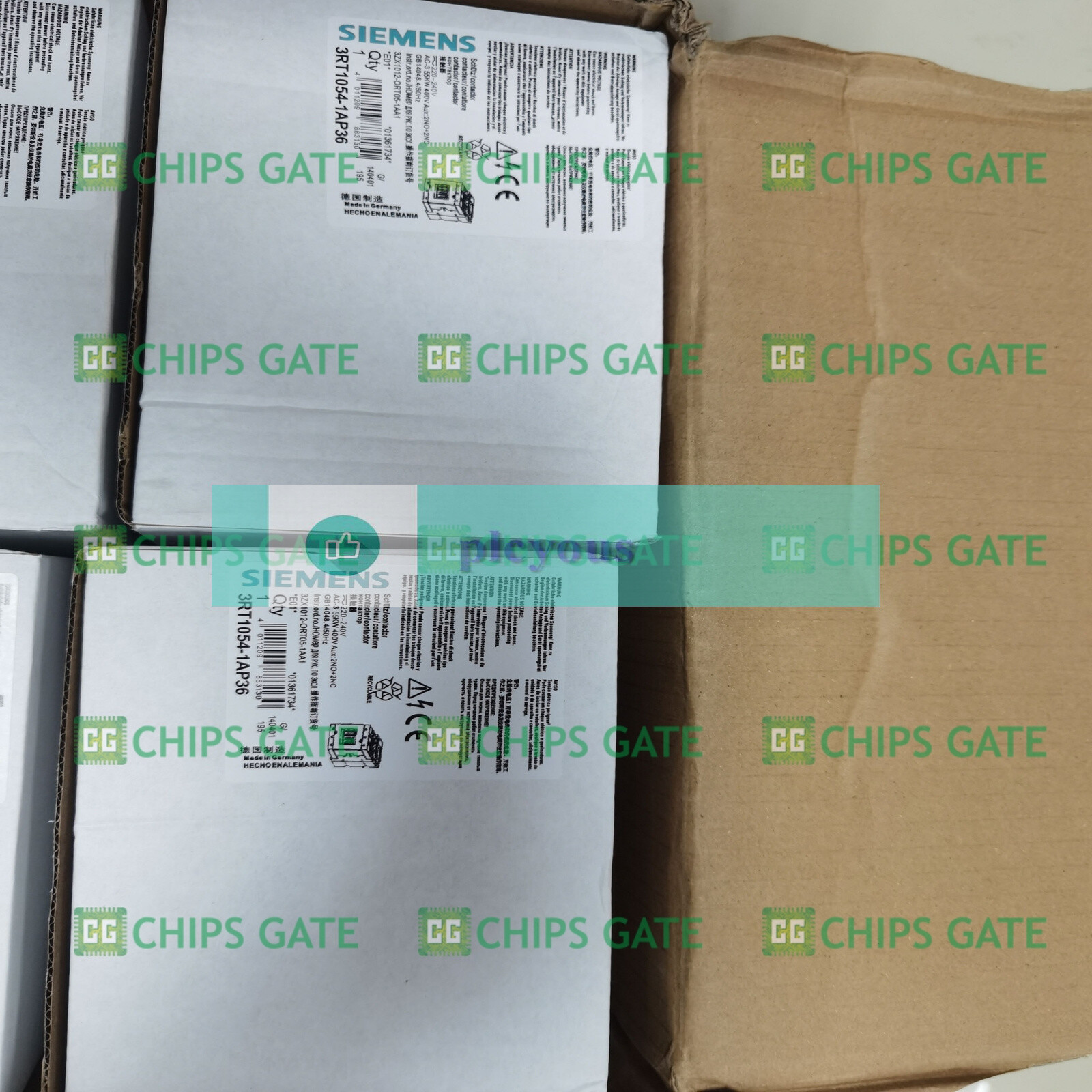 1PCS New Siemens Contactors 3RT1054-1AP36 220-240VAC Fast Ship