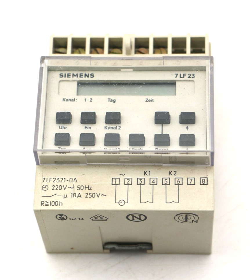 Siemens 7LF23 11-0A 1-Channel Digital Clock 7LF2311-0A Timer 220V / DIV11289