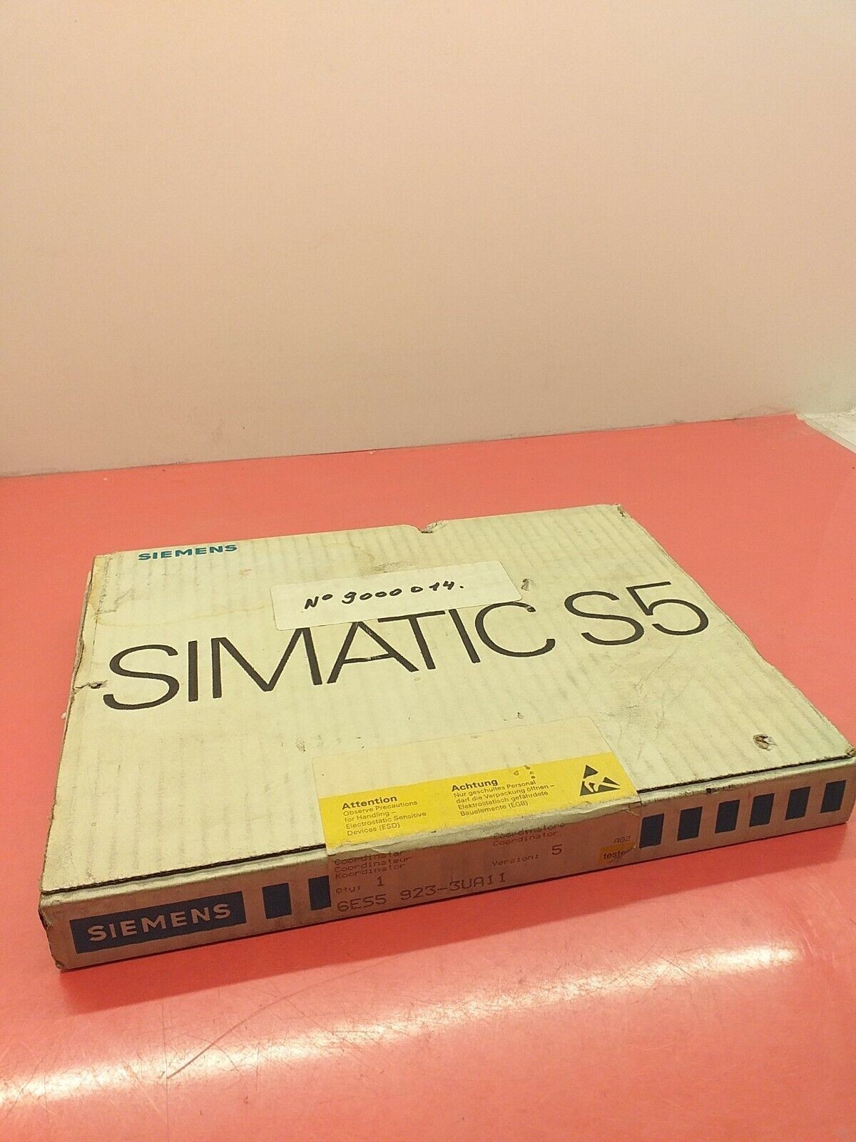 Siemens Simatic S5 6ES5 923-3UA11 E-st:5!! tested by Siemens Box...