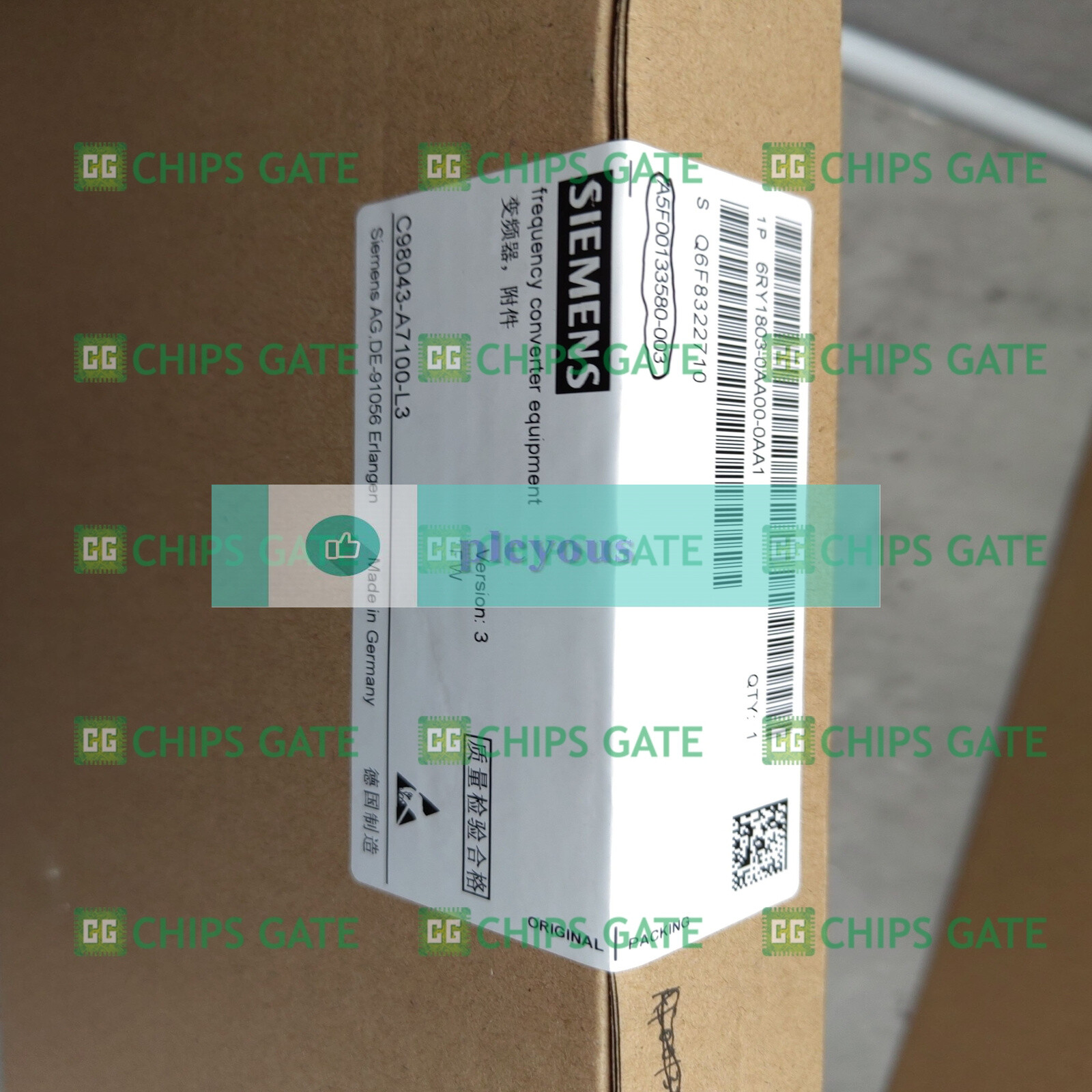 1PCS New Siemens A5F00133580-003 Fast ship with warranty