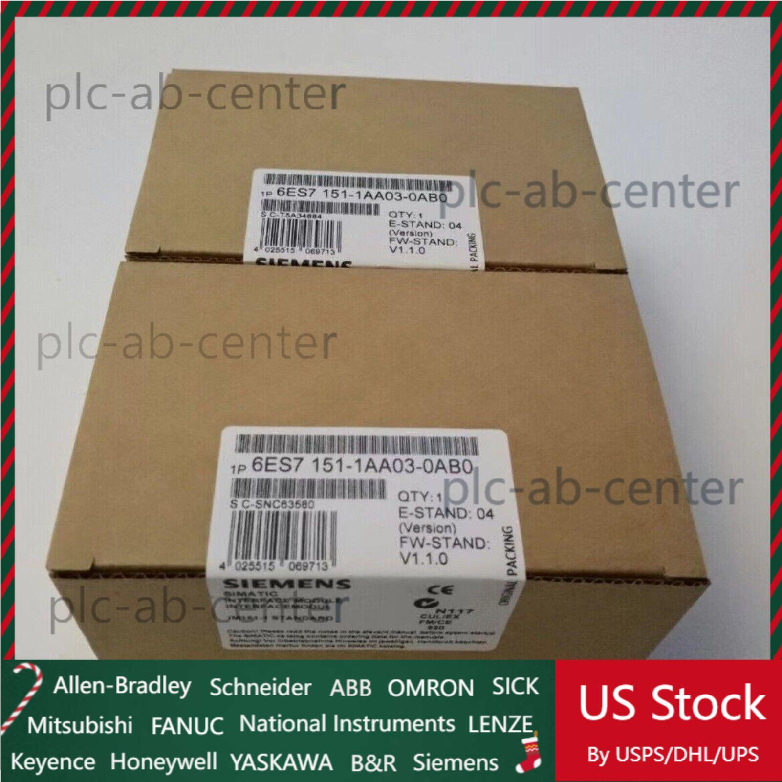 New Siemens 6ES7151-1AA03-0AB0 6ES71511AA030AB0 INTERFACE MODULE FOR ET200S