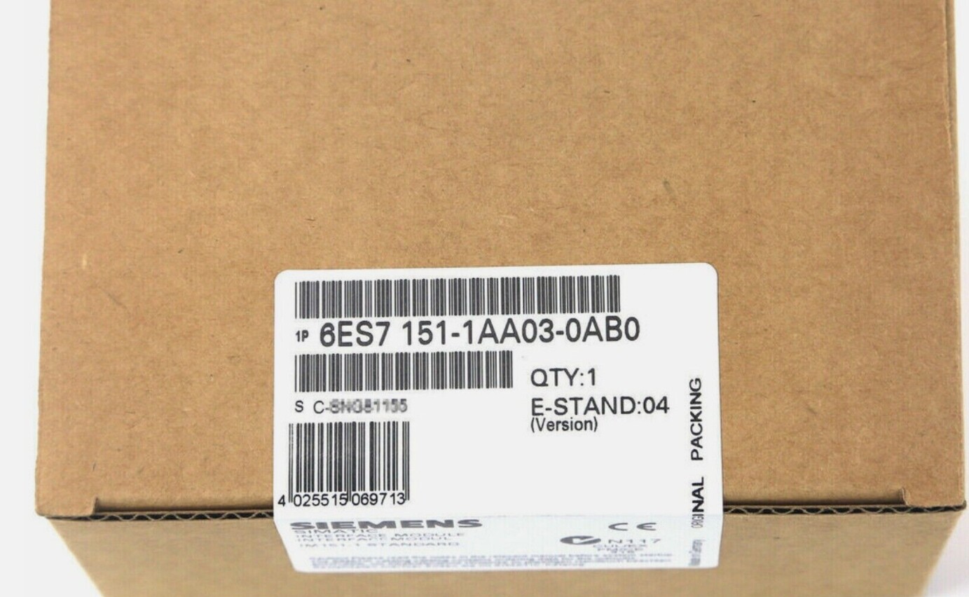 Brand New Siemens 6ES7 151-1AA03-0AB0 6ES7151-1AA03-0AB0 INTERFACE MODULE
