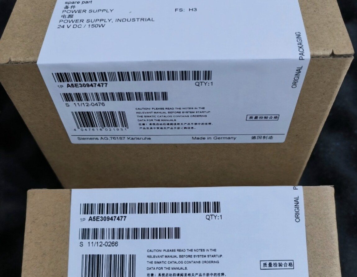 Brand New Siemens A5E30947477-H3 New Modular Power Supply A5E30947477 H3 In Box