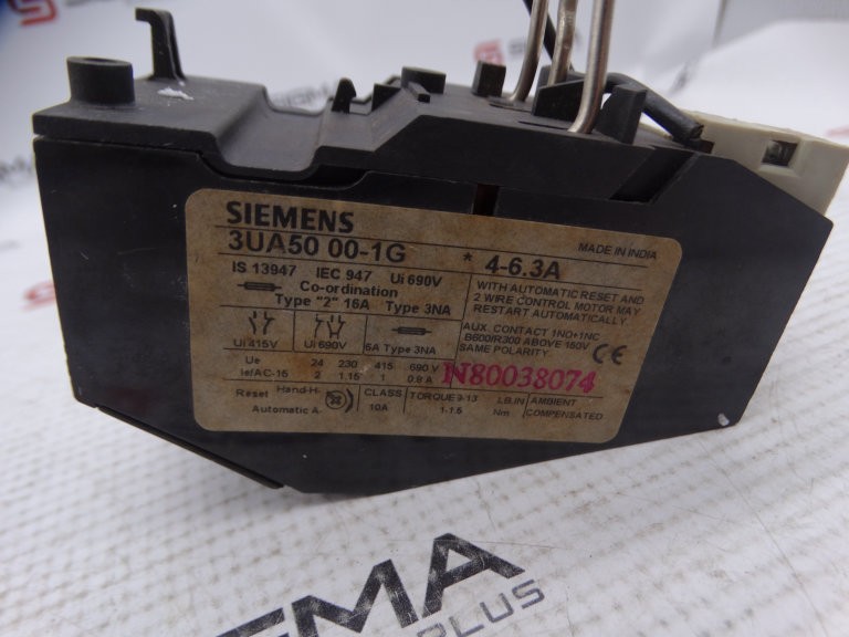 SIEMENS 3UA5000-1G RELAY