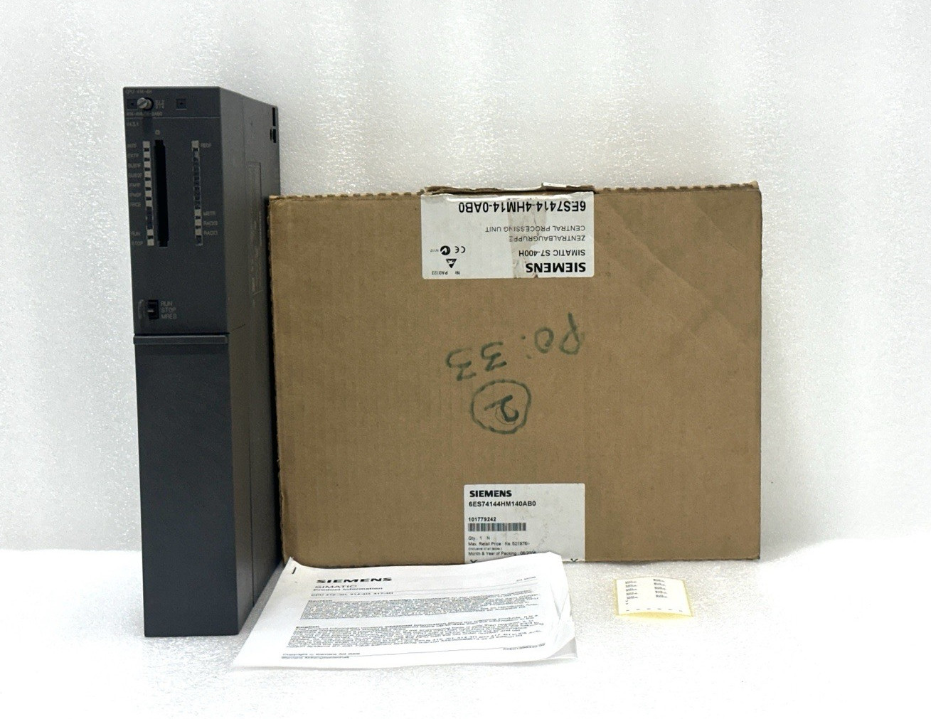 SIEMENS 6ES7 414-4HM14-0AB0 SIMATIC S7-400H CPU 414-4H - NEW