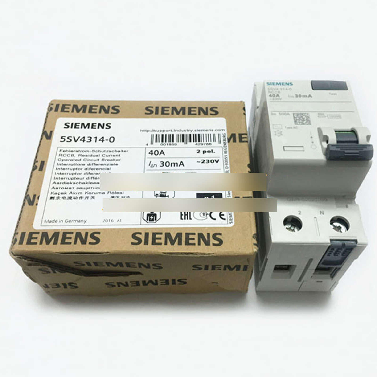 New FOR SIEMENS Motor Circuit Breaker 5SV4314-0 2P 40A FREE SHIPPING