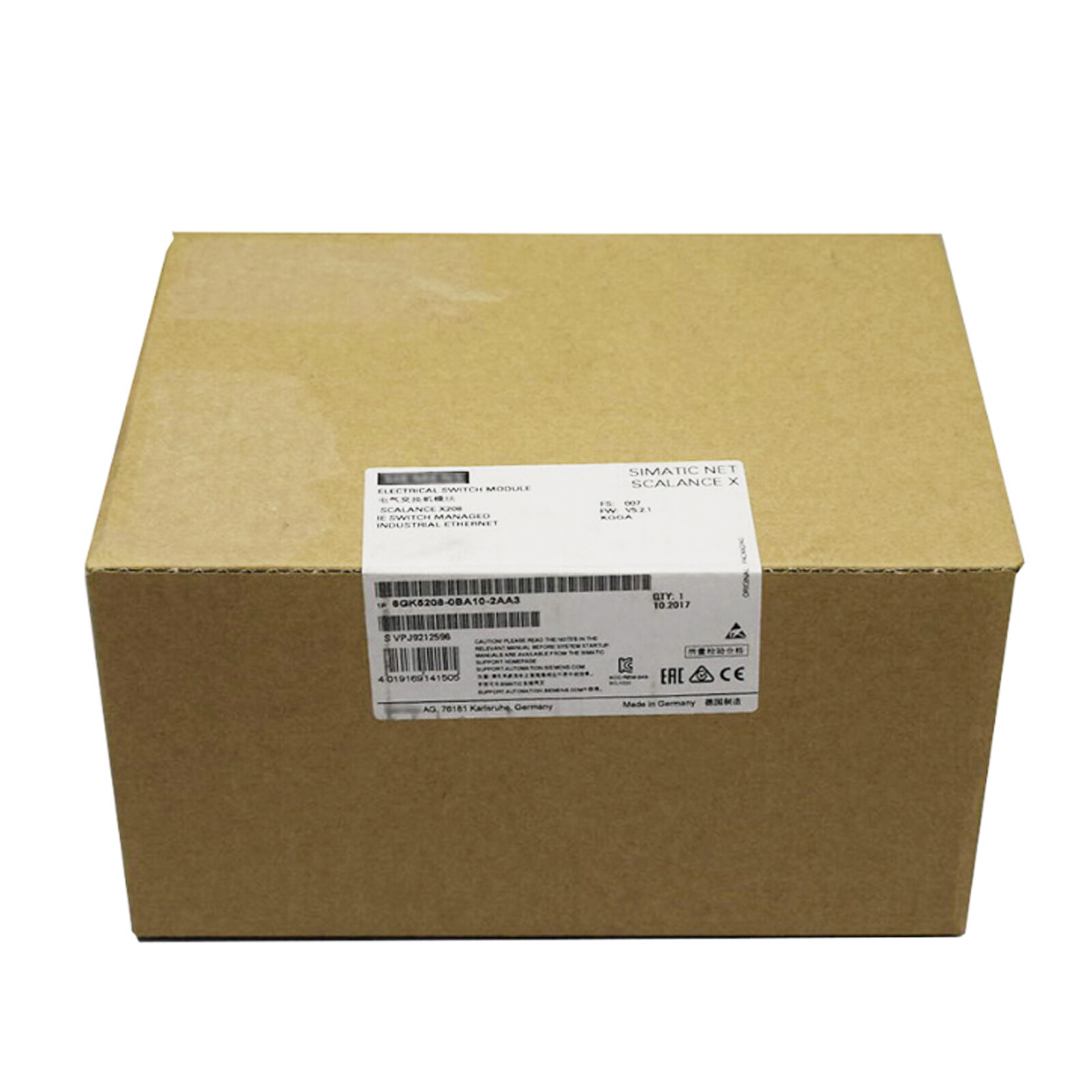 New In Box SIEMENS 6GK5 208-0BA10-2AA3 SIMATIC X208 Electrical Switch Module