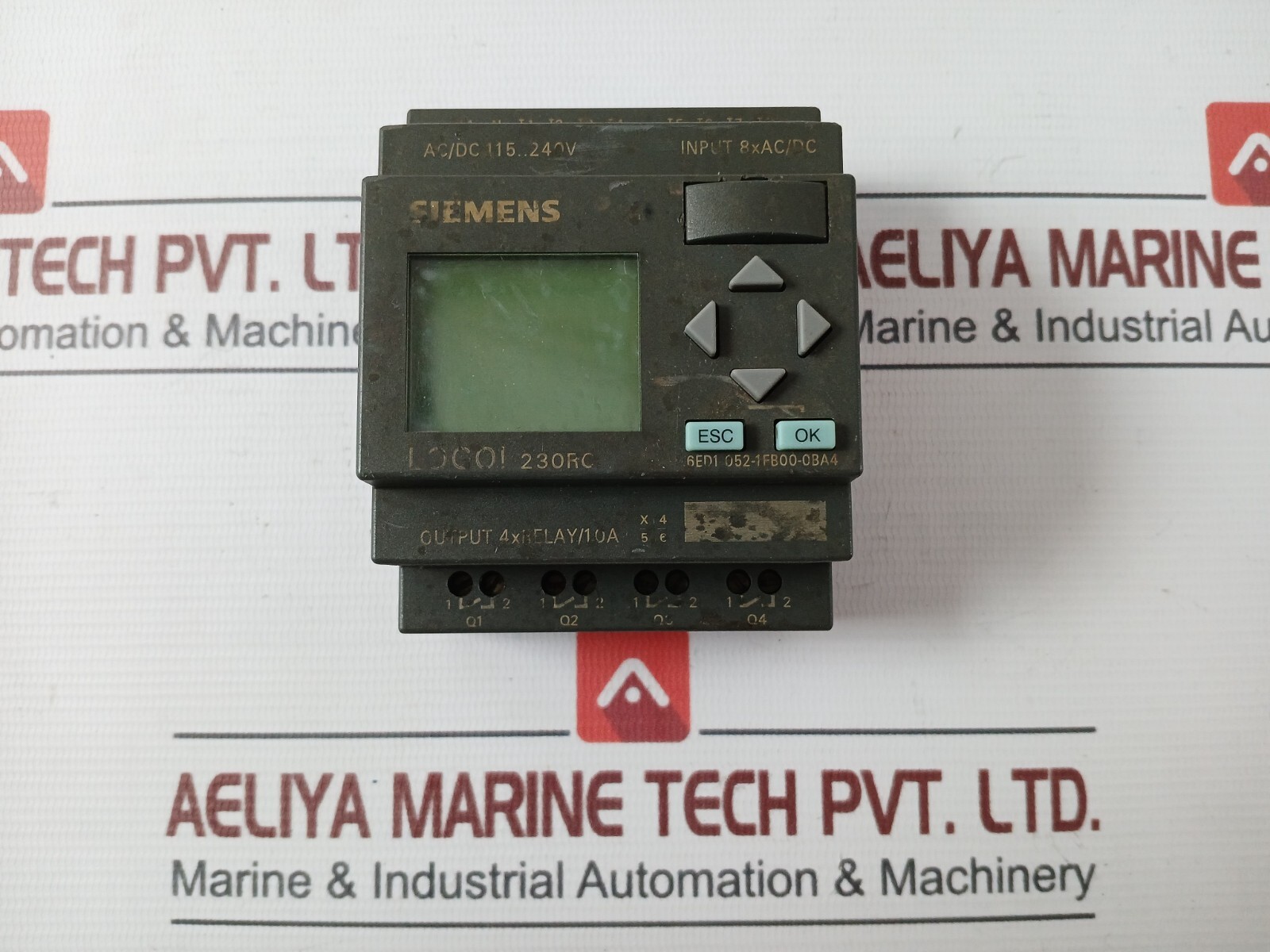 SIEMENS 6ED1 052-1FB00-0BA4 Logic Module display AC/DC 115..240V 8XAC/DC