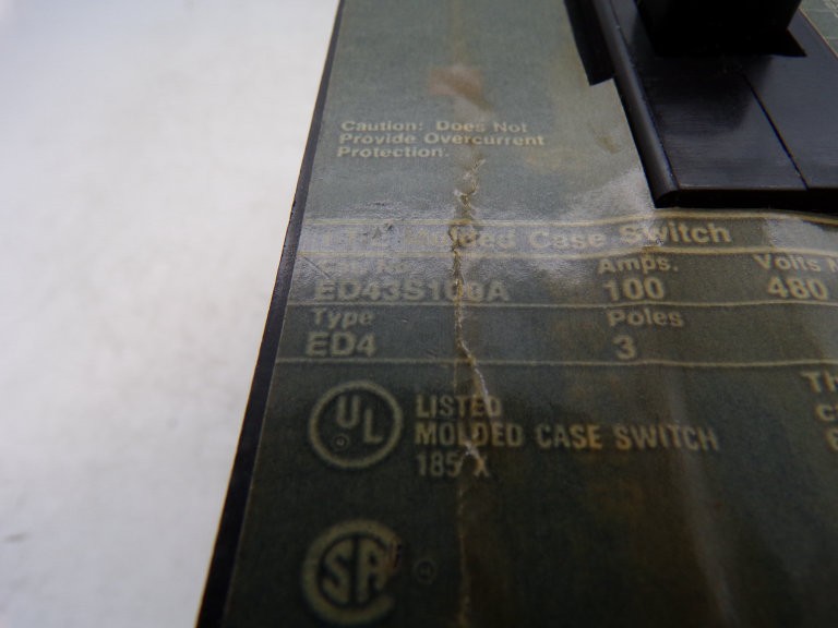 SIEMENS ED43S100A CIRCUIT BREAKER