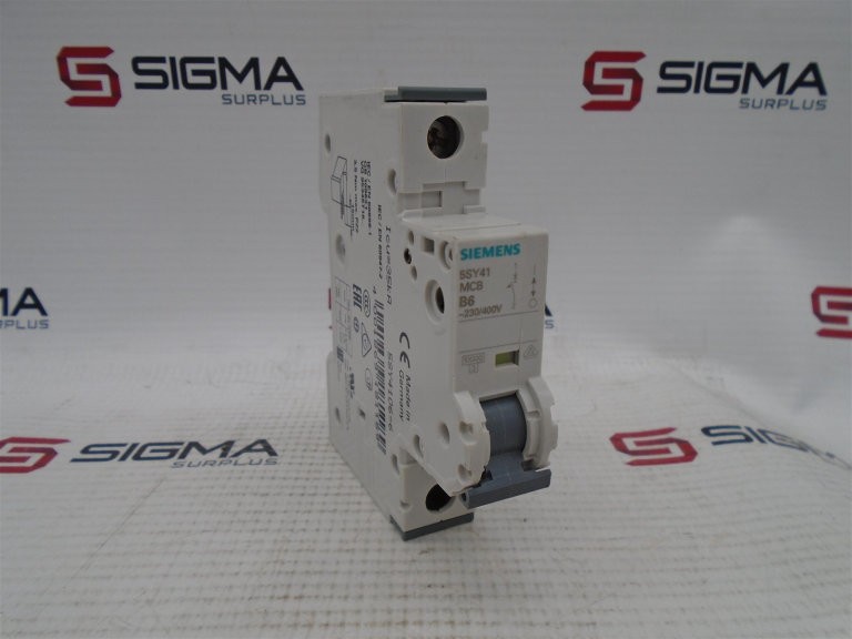 SIEMENS 5SY4106-6 CIRCUIT BREAKER