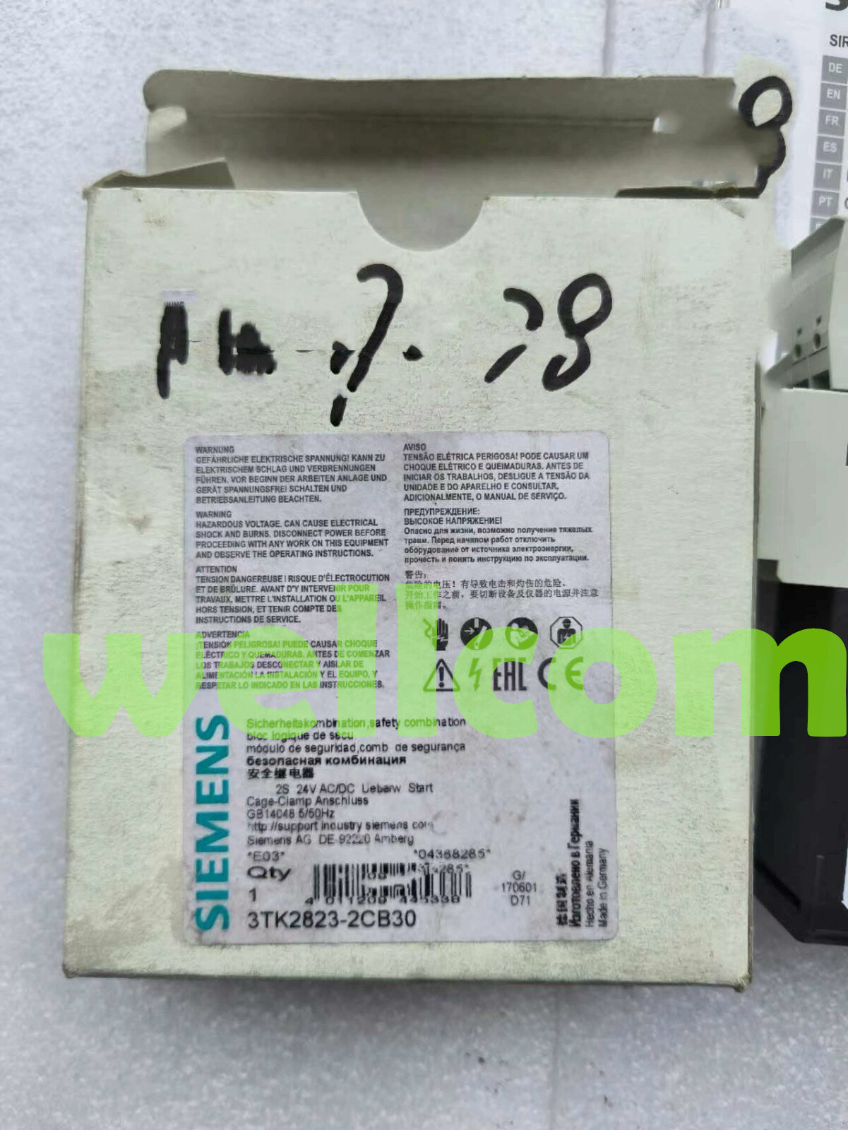 Siemens 3TK2823-2CB30 Brand new Safety relays Fast delivery FedEx/DHL/