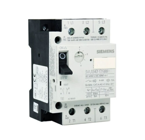 1PC New Siemens Motor Protection Circuit Breaker 3VU1340-1ME00 0.4-0.6A
