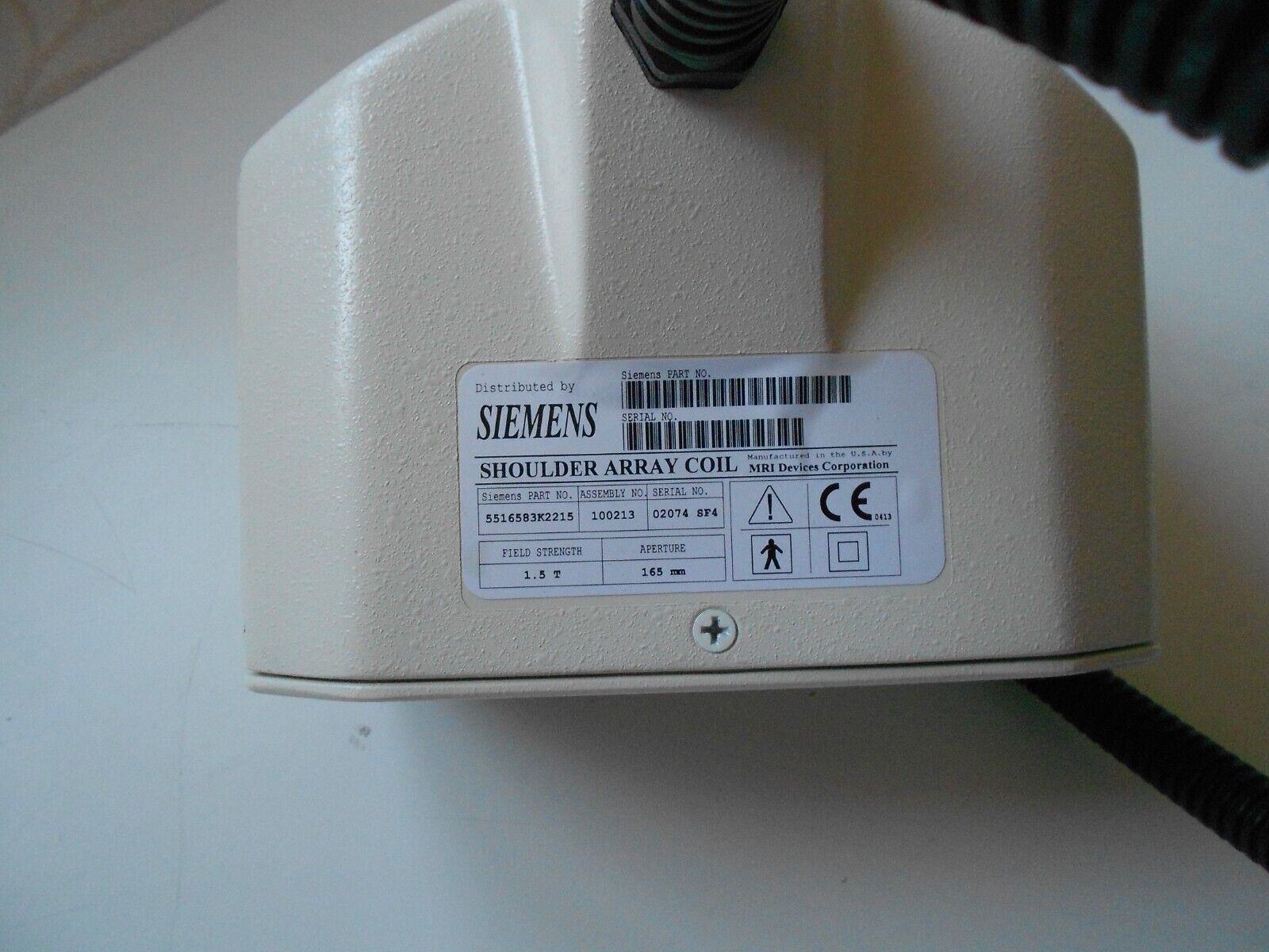 Shoulder Array Coil. SIEMENS Model No. 5516583K2215. Healthcare. Free UK P&P.