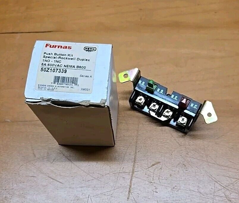 NEW IN BOX FURNAS SIEMENS 50Z107339 / 50Z107339 Pushbutton KIT BIN52