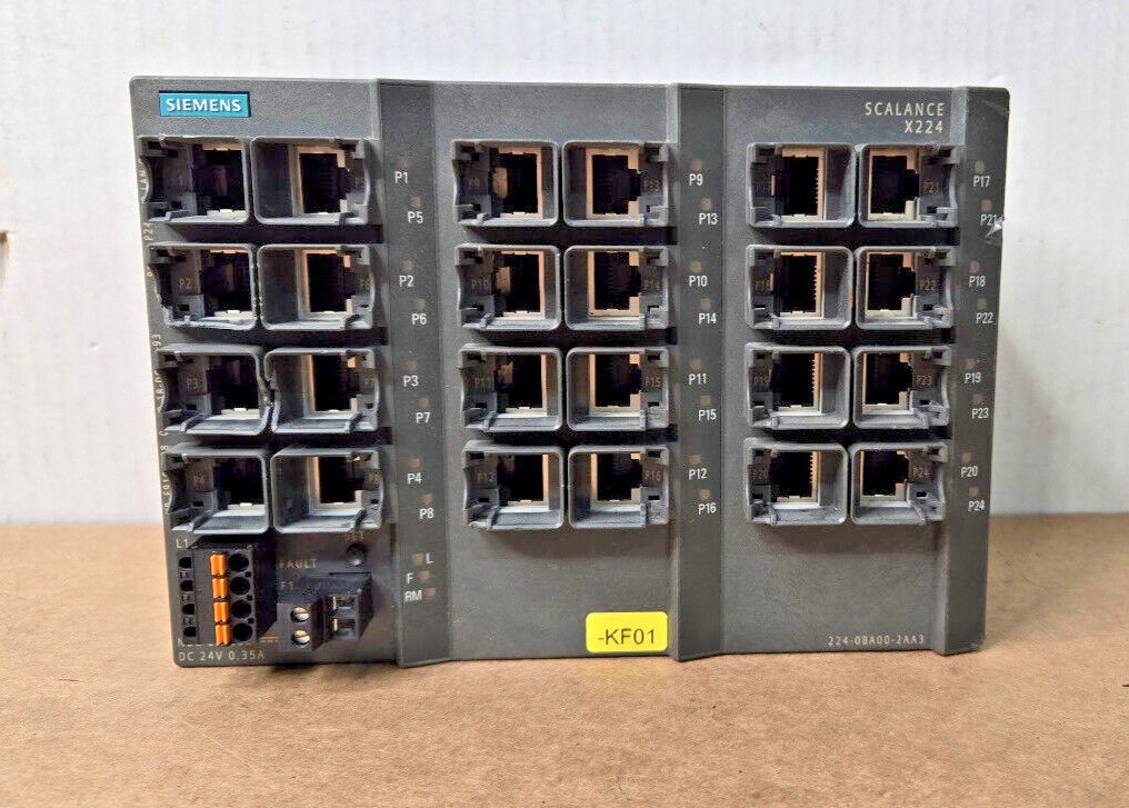 SIEMENS SCALANCE X224 Simatic Net Industrial Ethernet Switch 224-0BA00-2AA3