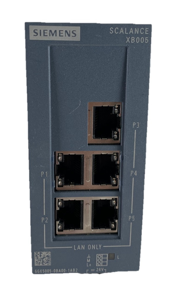 Siemens SCALANCE XB005 Ind Ethernet Switch 6GK5 005-0BA00-1AB2. Working Unit