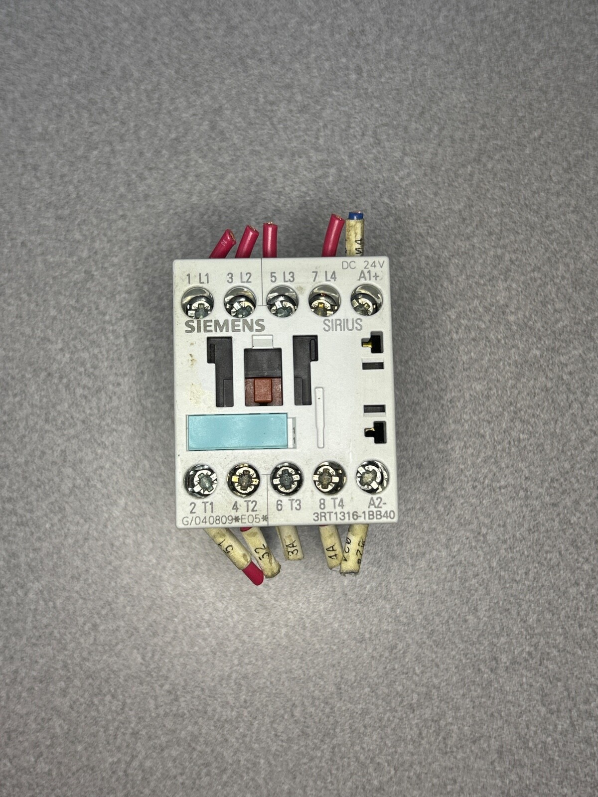 Siemens Sirius 3RT1316-1BB40 3ZX1012-0RH11-1AA1 60A 690V (7-1/2hp) Contactor