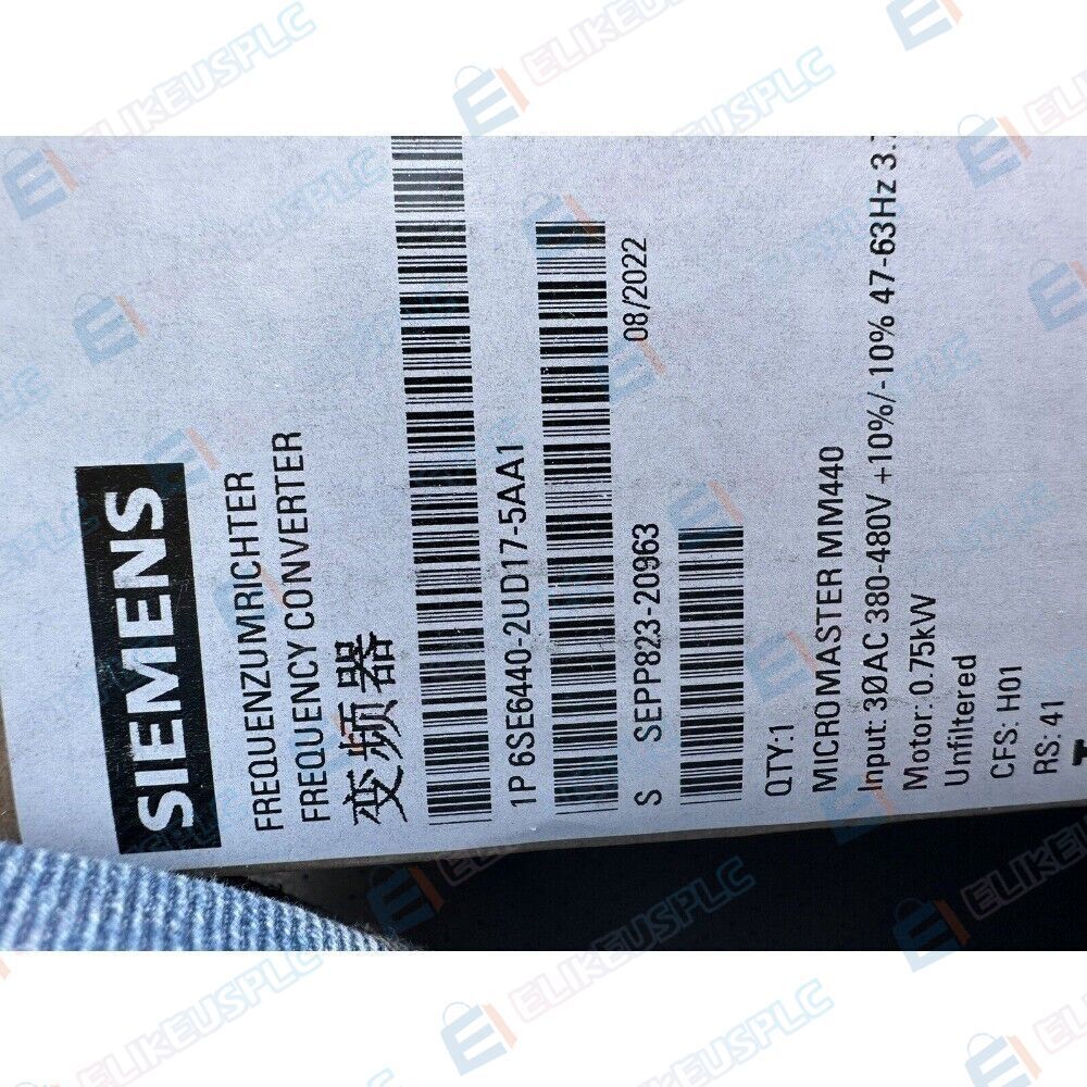6SE64402UD175AA1 MICROMASTER440 Siemens brand new genuine products No Filter-sl