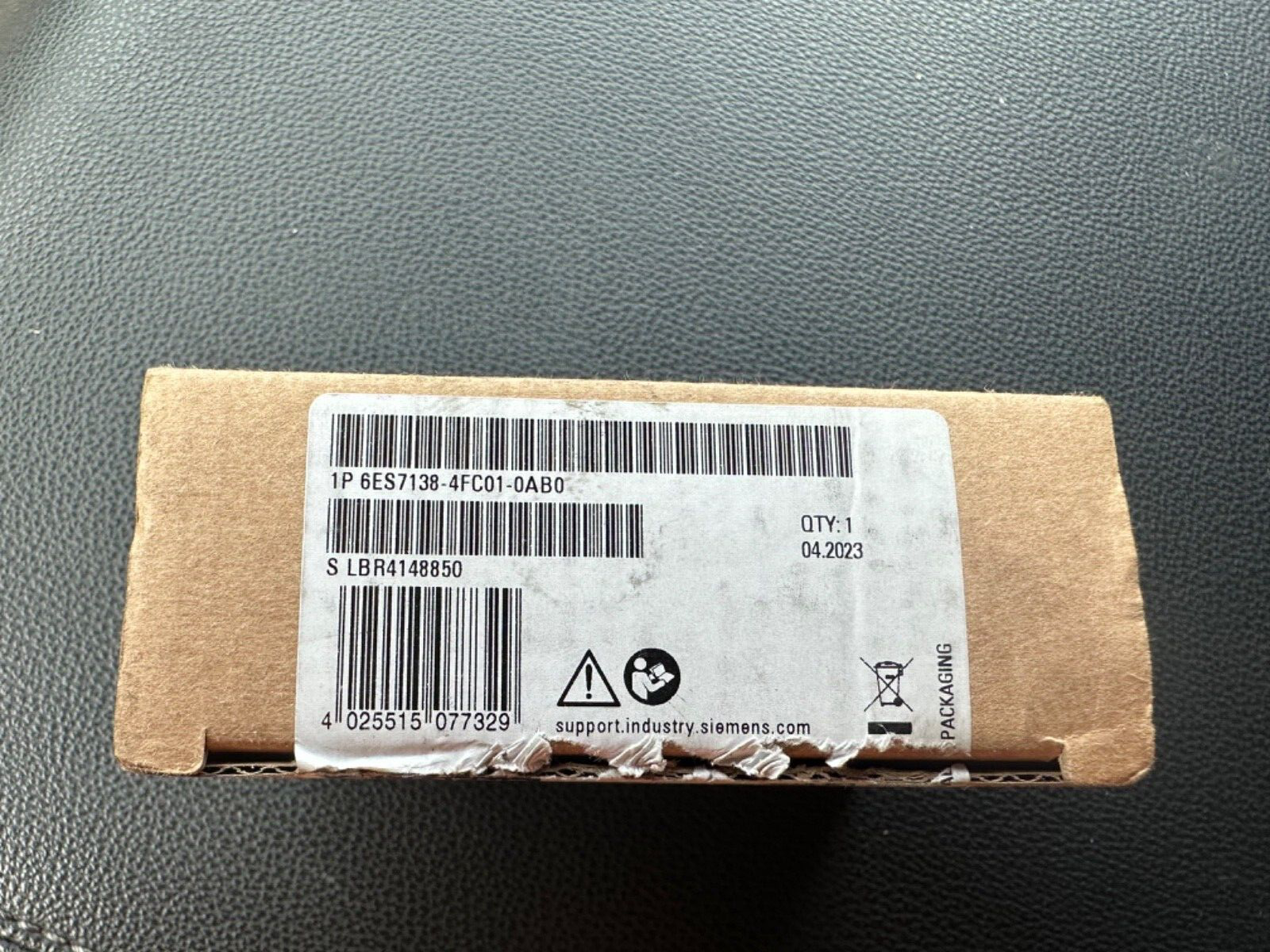 SIEMENS 6ES7 138-4FC01-0AB0, PROFISAFE SIMATIC S7 ELECTRONICS MODULE, NE #327116