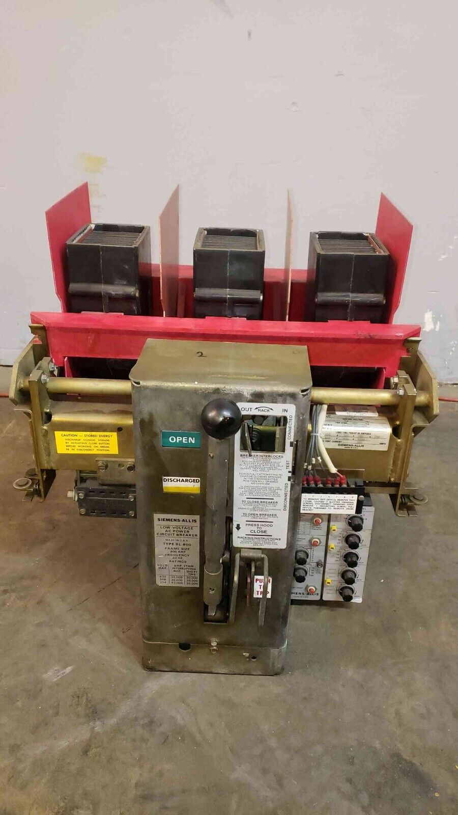 SIEMENS 800A 800 Amp RL-800 Low Voltage Circuit Breaker