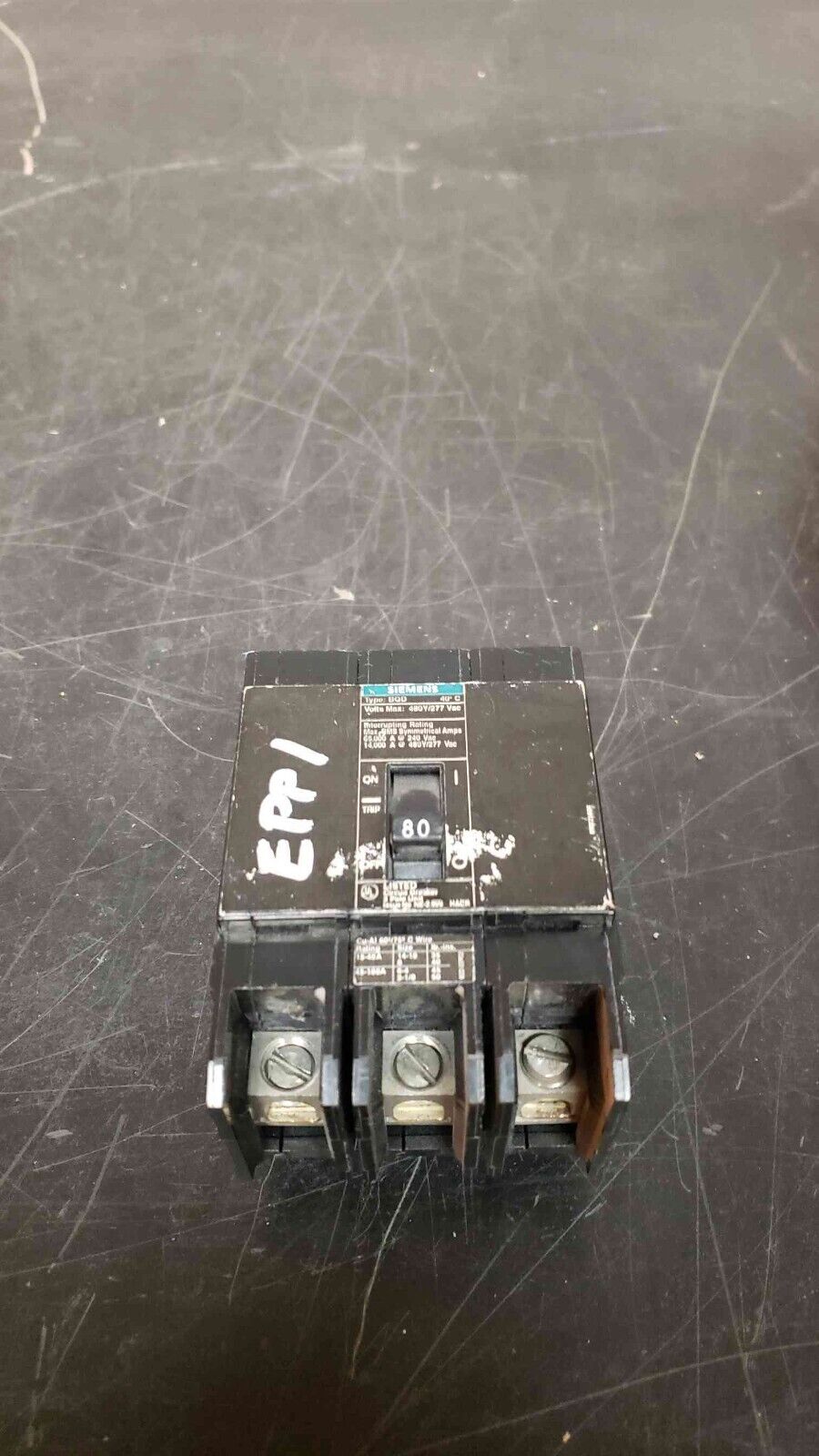 Siemens BQD 80 Amp 3 Pole Breaker NE-2999 (SKU: 2517AA)