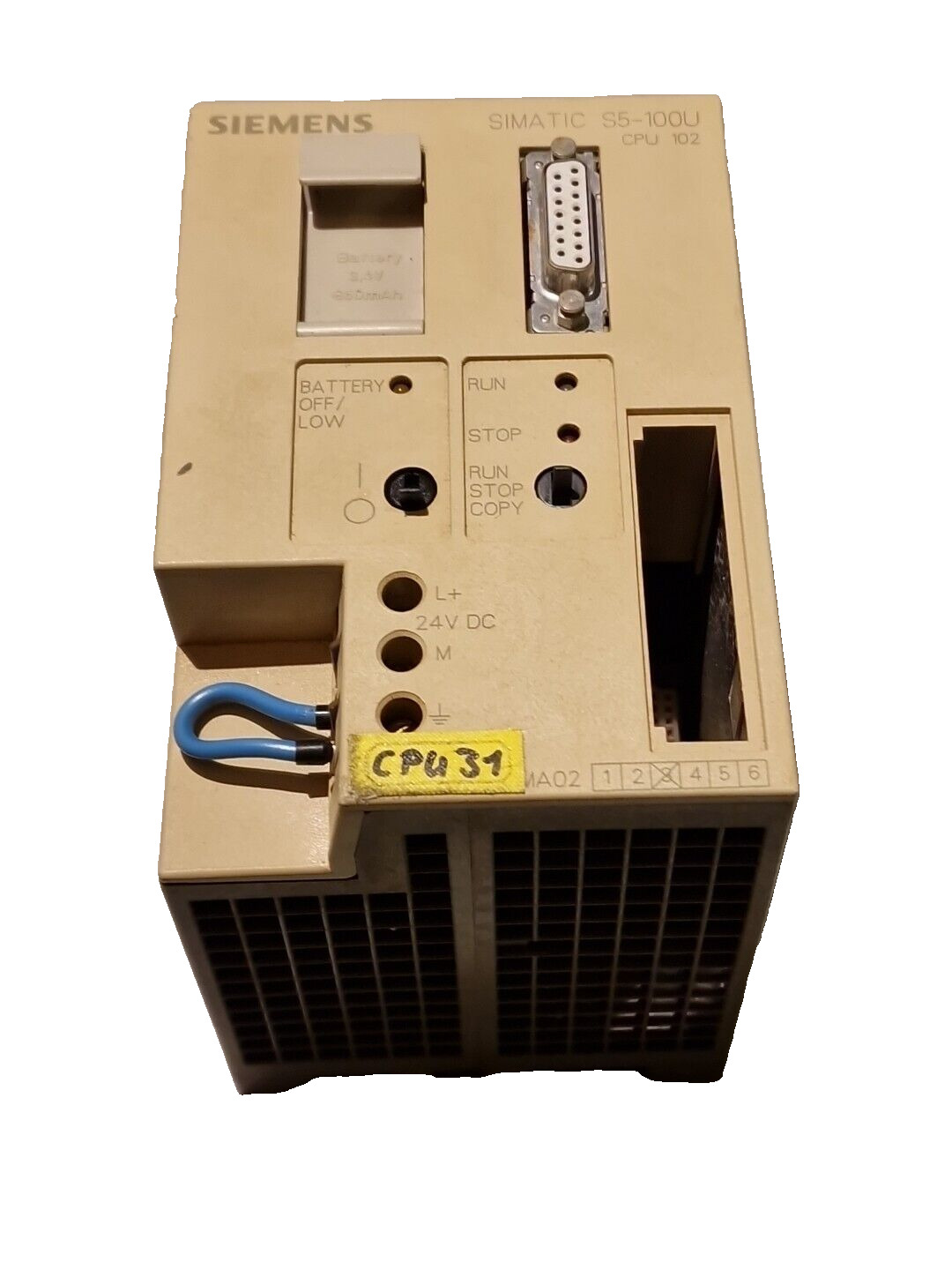 Siemens Simatic S5-100U CPU 102 6ES5 102-8MA02