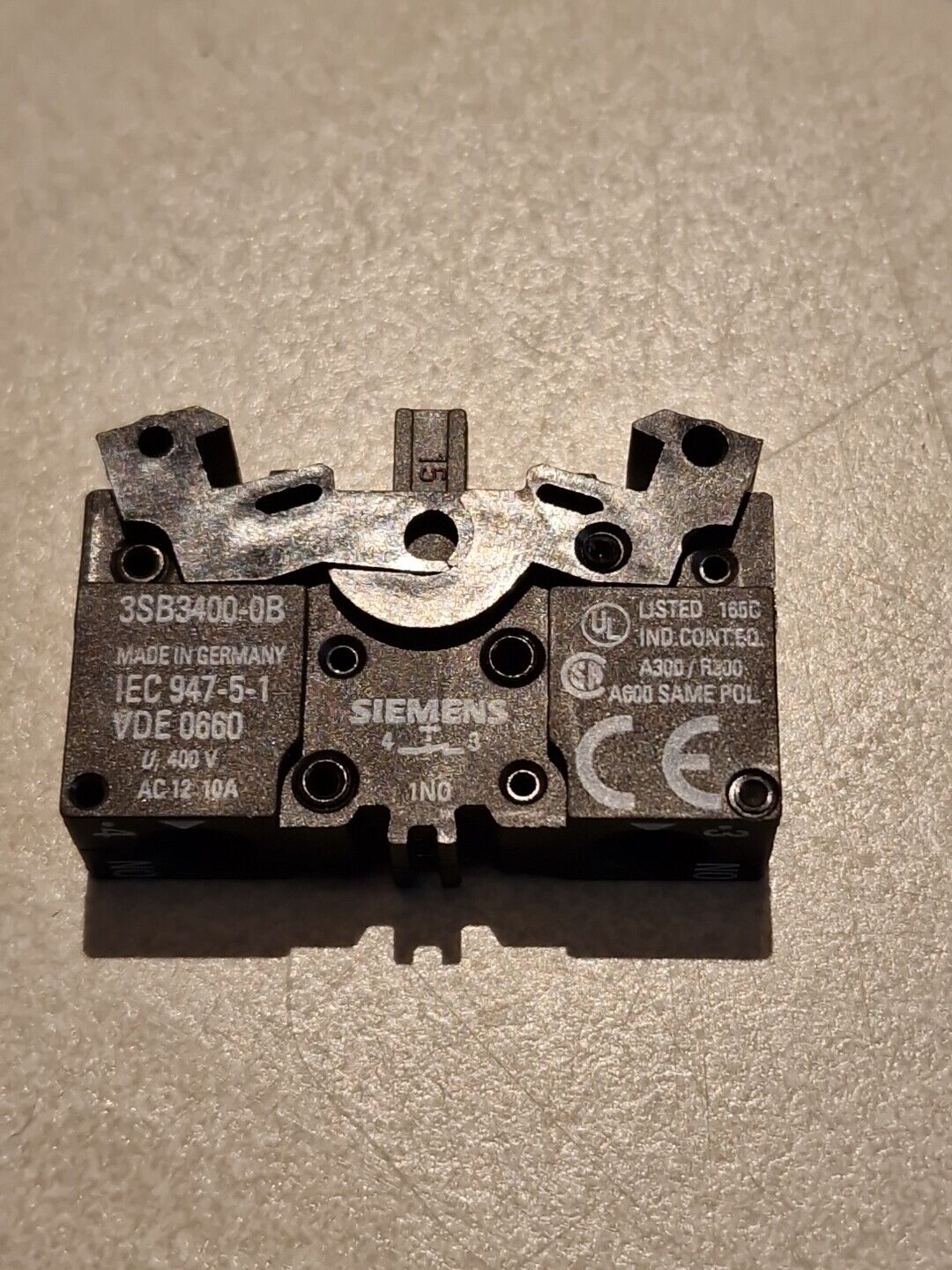 10xSIEMENS 3SB3400-0B Siemens, how to Contact with Block, 3SB3400-0B
