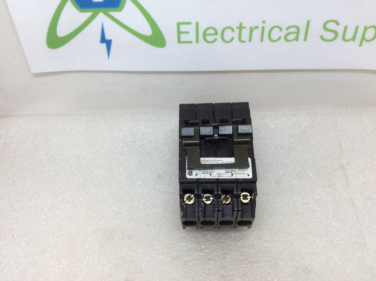 Siemens Q23050CT2 2-30/50 Amp Double Pole Quadplex Circuit Breaker