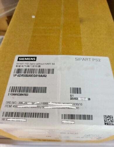 6DR50200EG010AA2 NEW SIEMENS 6DR5020-0EG01-0AA2 SIPART PS2 Valve Positioner