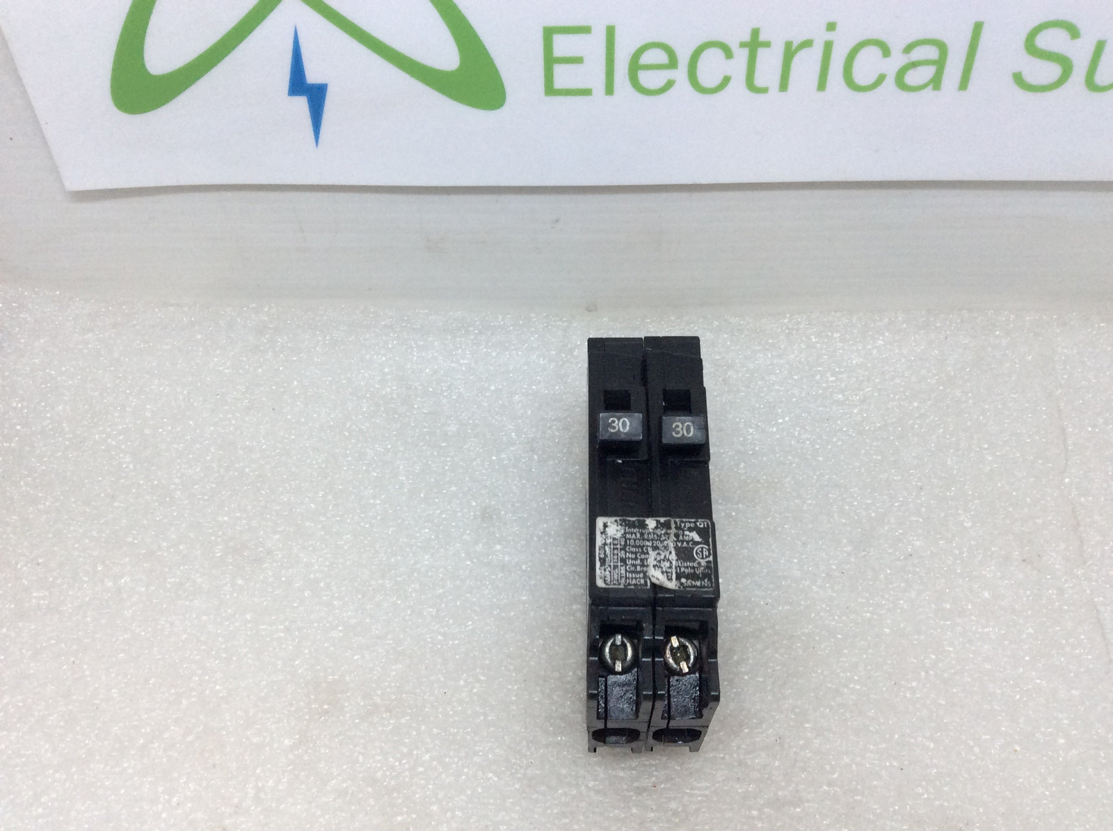 Siemens, ITE, Gould Q3030 Two 30-Amp Single Pole 120-Volt Circuit Breaker