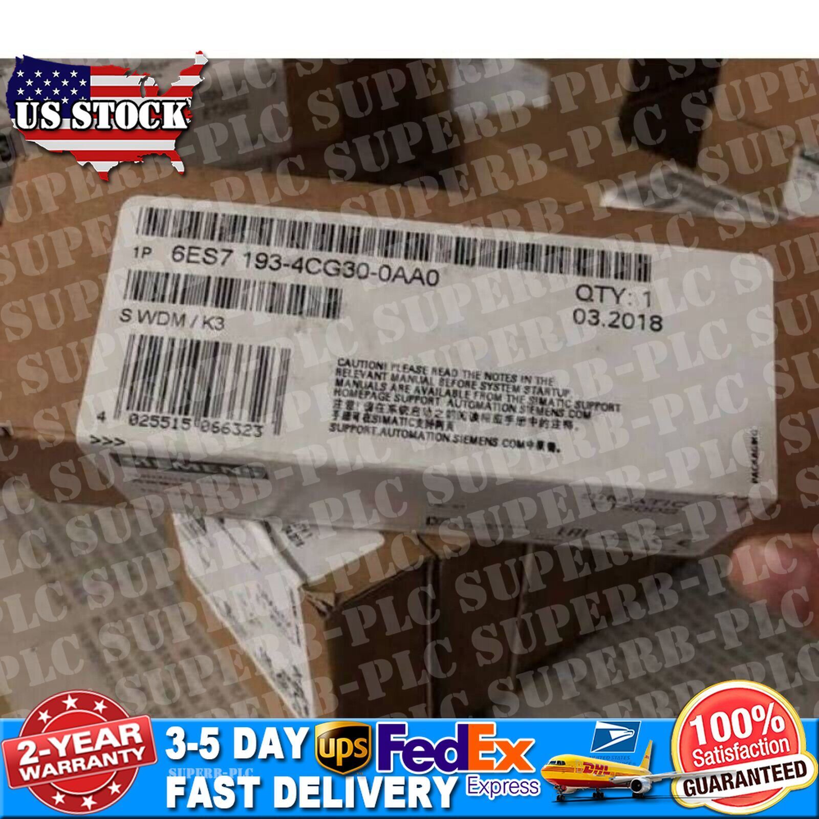New Siemens 6ES7193-4CG30-0AA0 6ES7 193-4CG30-0AA0 1 terminal module for ET 200S