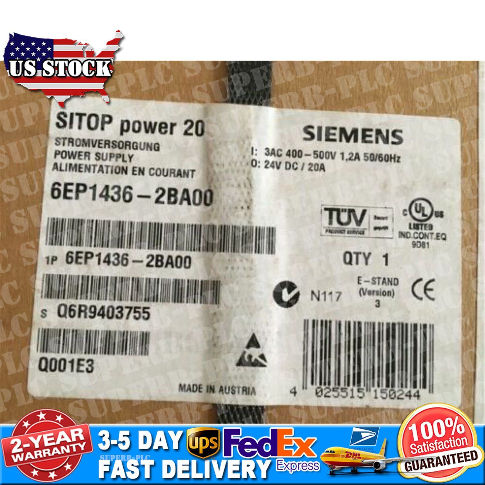 6EP1436-2BA00 6EP1 436-2BA00 Siemens NEW