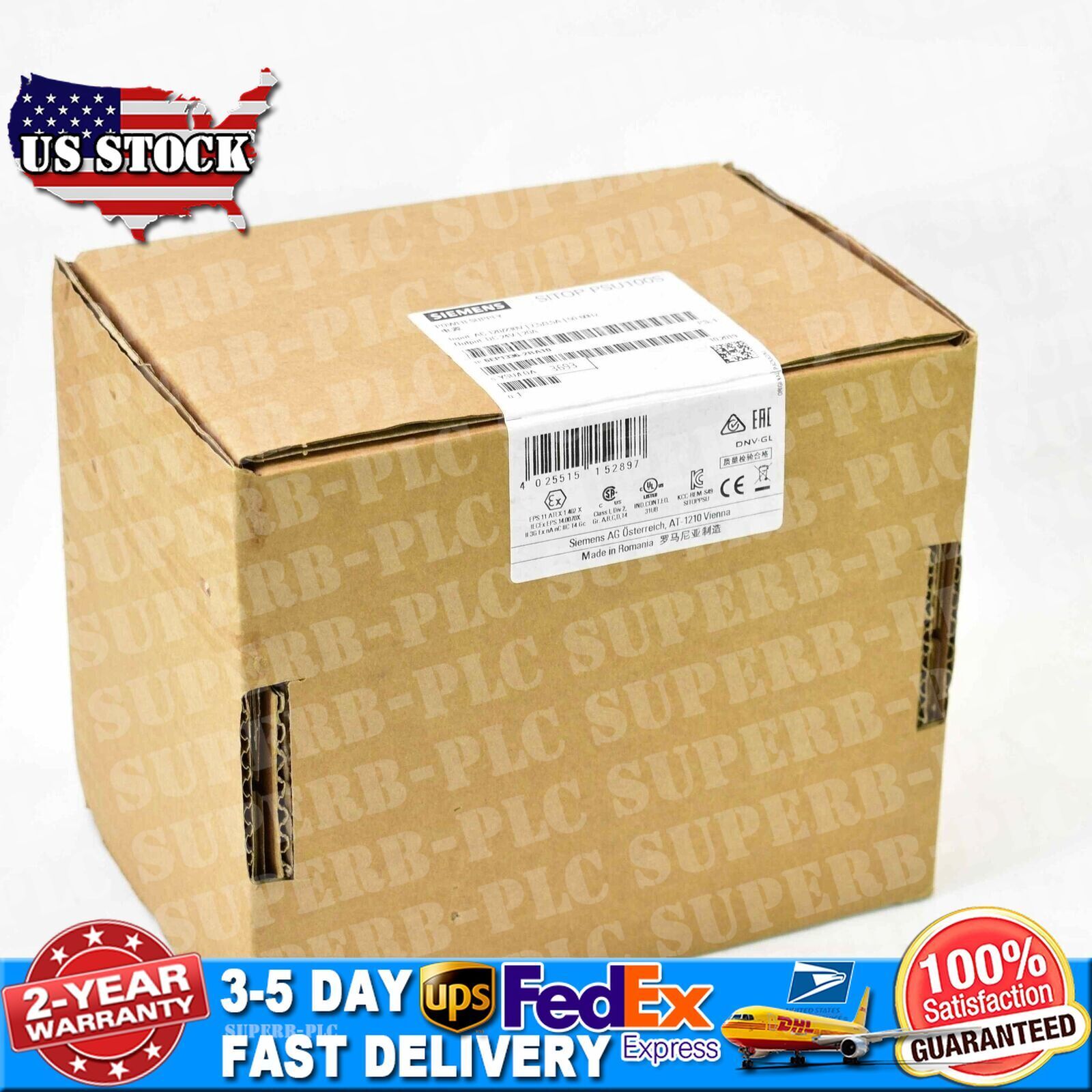 New Siemens 6EP1336-2BA10 6EP1 336-2BA10 SITOP PSU100S 20A Power Supply