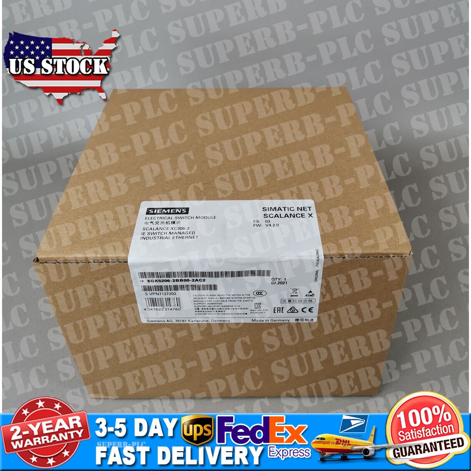 1PC New Sealed SIEMENS 6GK5 206-2BB00-2AC2 6GK5206-2BB00-2AC2
