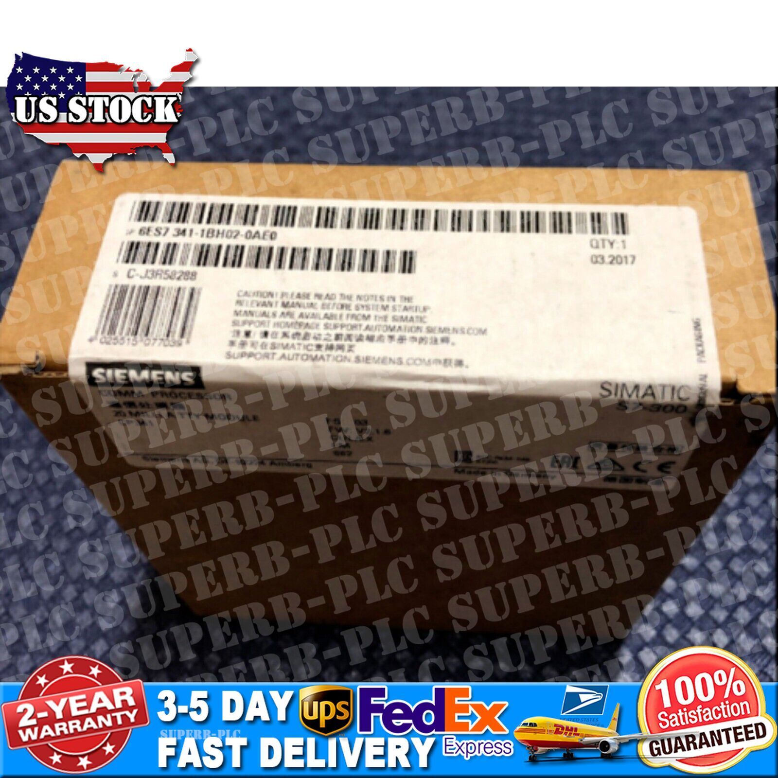 New Siemens 6ES7341-1BH02-0AE0 6ES7 341-1BH02-0AE0 SIMATIC S7-300, CP 341