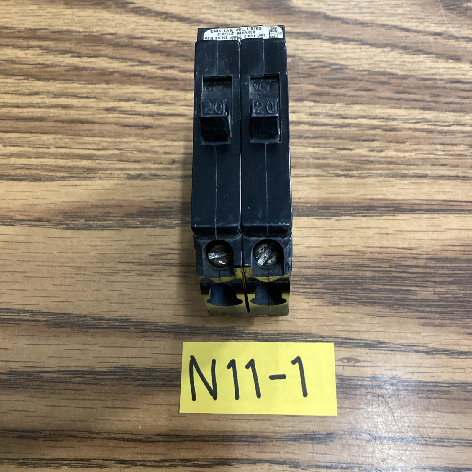 SIEMENS ITE QT1-2020 1P 20/20A 120/240V Circuit Breaker Used 🔴