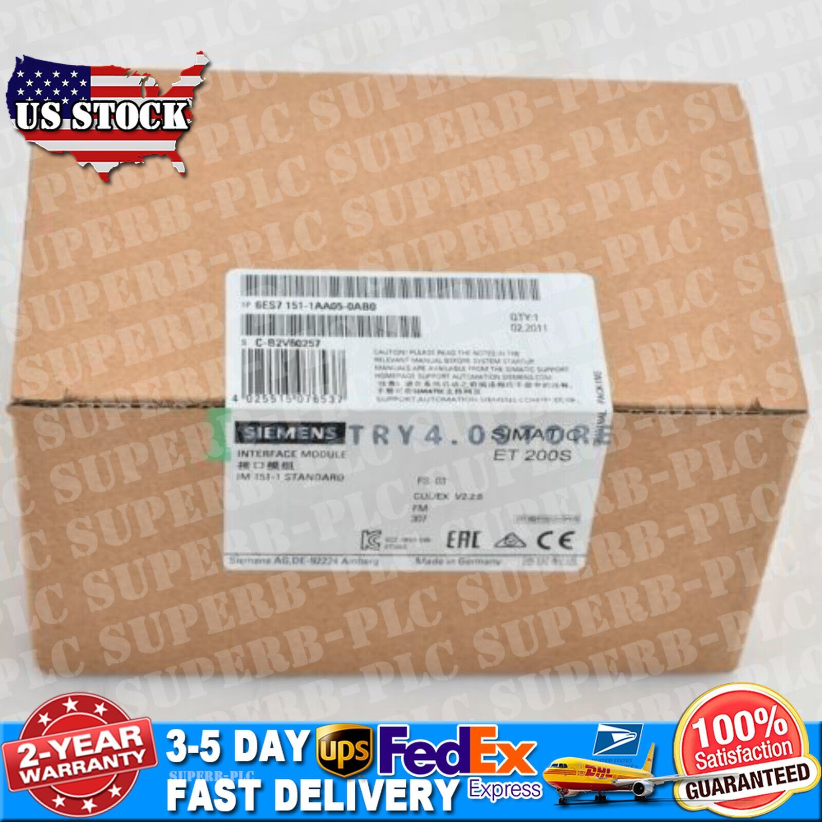 New Siemens 6ES7 151-1AA05-0AB0 6ES7151-1AA05-0AB0 Interface module FOR ET 200S