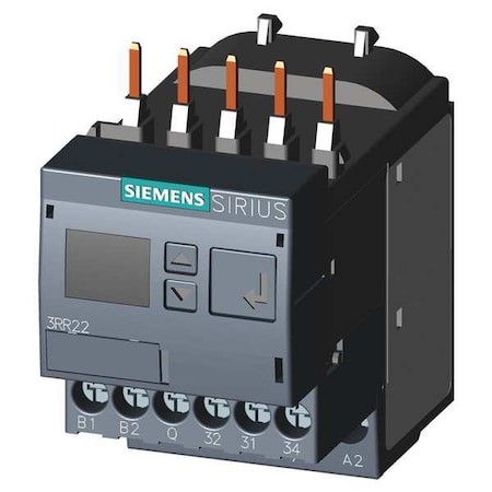 Siemens 3Rr22411fw30 Current Monitoring Relay,3 Phase,1.6-16A
